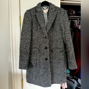 J. Crew black and white coat
